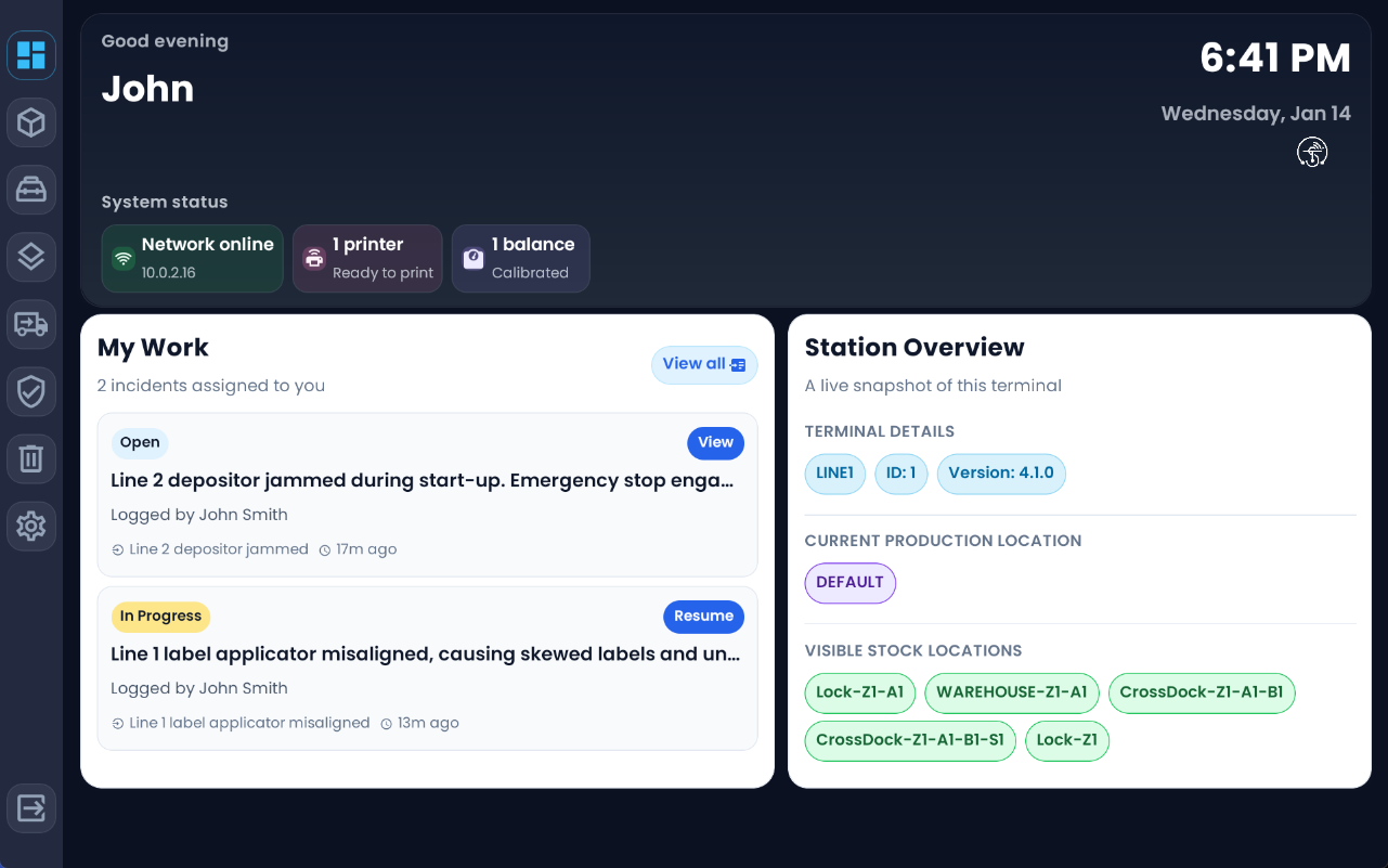 Tracesavvy digital traceability dashboard showing real-time batch tracking and compliance monitoring